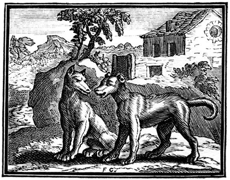 Le Loup et le Chien – Ein fesselndes Märchen der französischen Folklore über Freundschaft und Verrat?