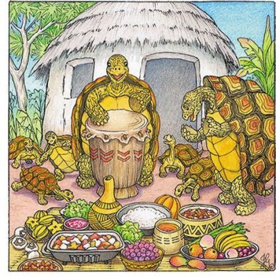  The Tortoise Who Married A Crocodile: Exploring Themes of Deception and Ambition in 14th Century Nigerian Folklore